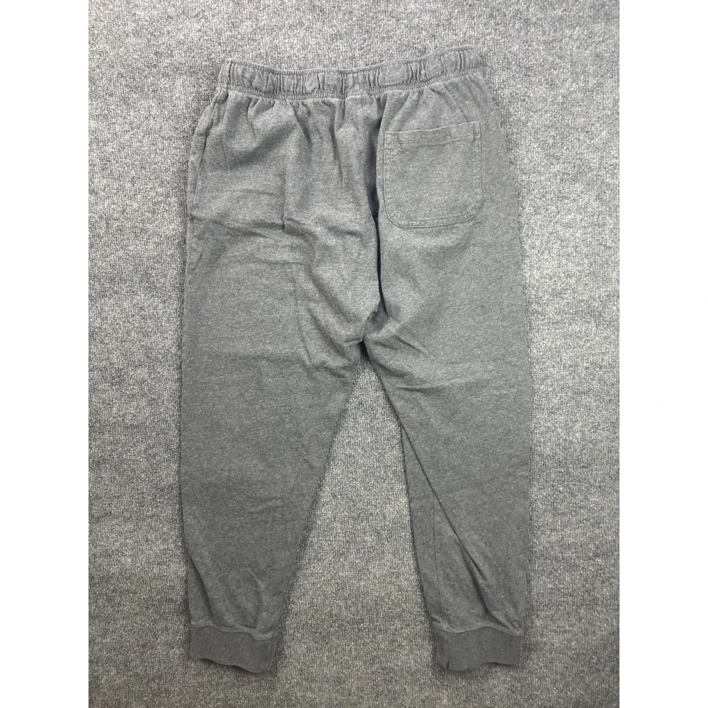 Nike Jogger Sweatpants Mens Large Gray Cotton Drawstring Athletic